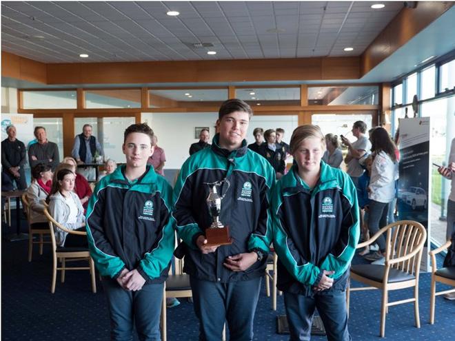 James Hodgson and his winning crew © Zac Pullen
